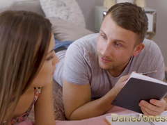 Dane Jones Young and cute home study student gets naughty