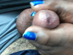 Sweaty African Teen's Blue Toes Makes Me POP (Massive CS)