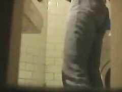 Great view of my nice sister in toilet. Hidden cam