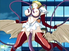 Bigboobs hentai bat monster tentacles fucked
