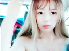 Chinese girl LIVE cam date fuck in car natural tits deepthro