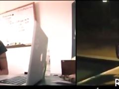 Teasing a cute Thai sex doll