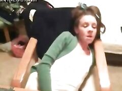 Hidden cam caught great orgasm of my kinky sister