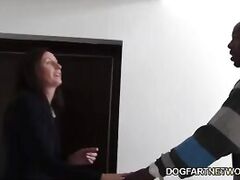 Lara Latex Quenches Her Hunger For Black Cock