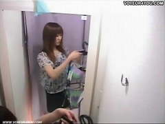 Underware shop fitting changing room